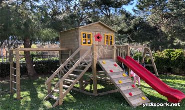 Carpa Ahşap Çocuk Oyun Evi
